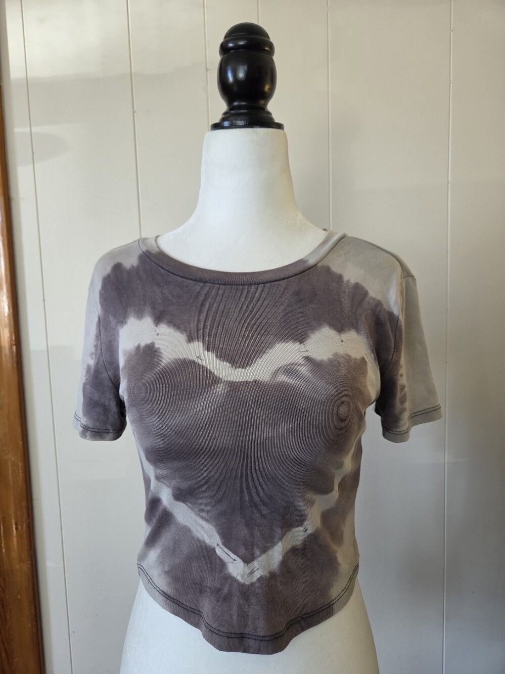 Tally Weijl | Tie Dye Heart Baby Tee | Sz Small